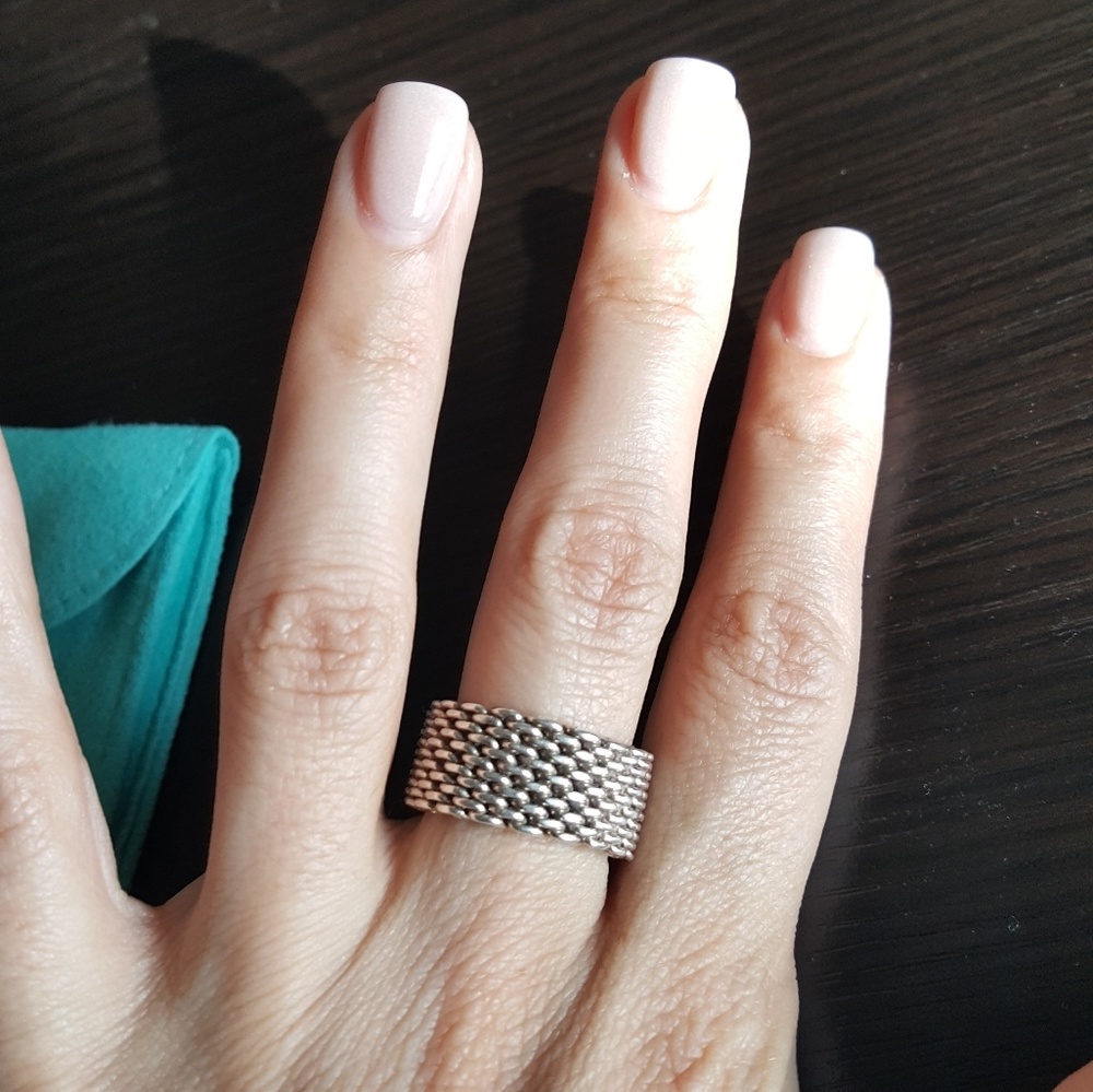 Tiffany & Co. Mesh somerset ring